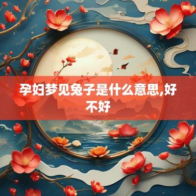孕妇梦见兔子是什么意思,好不好
