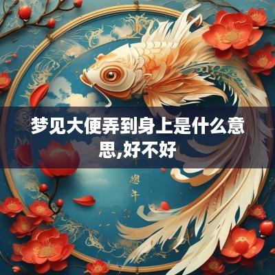 梦见大便弄到身上是什么意思,好不好