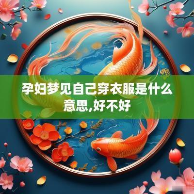 孕妇梦见自己穿衣服是什么意思,好不好