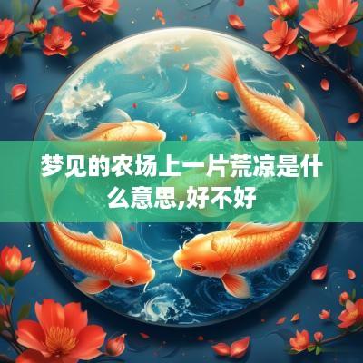 梦见的农场上一片荒凉是什么意思,好不好