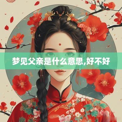 梦见父亲是什么意思,好不好