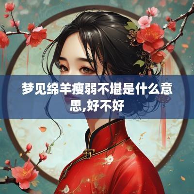 梦见绵羊瘦弱不堪是什么意思,好不好