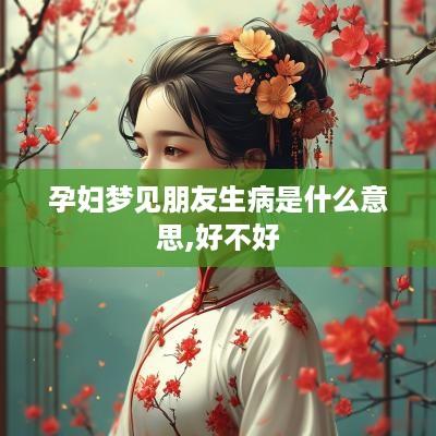 孕妇梦见朋友生病是什么意思,好不好
