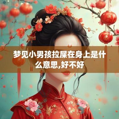 梦见小男孩拉屎在身上是什么意思,好不好
