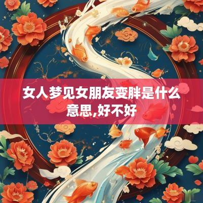 女人梦见女朋友变胖是什么意思,好不好