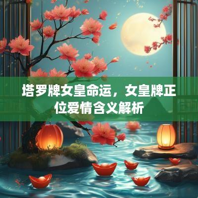 塔罗牌女皇命运，女皇牌正位爱情含义解析