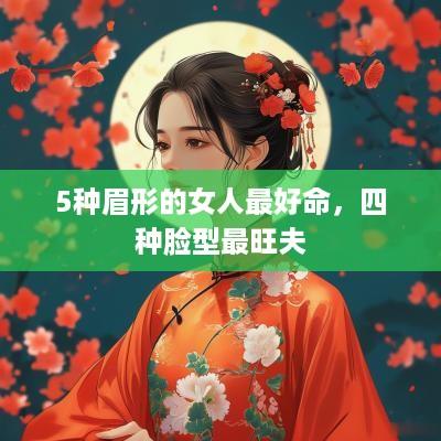 5种眉形的女人最好命，四种脸型最旺夫
