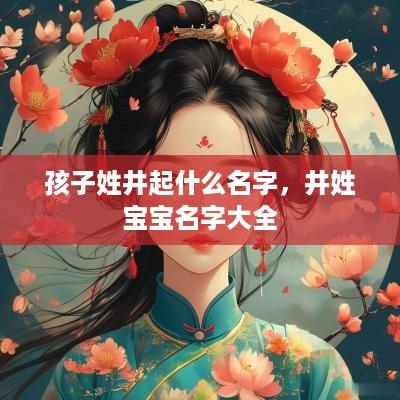 孩子姓井起什么名字，井姓宝宝名字大全