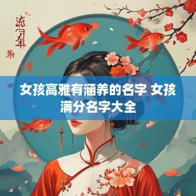 女孩高雅有涵养的名字 女孩满分名字大全