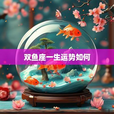 双鱼座一生运势如何