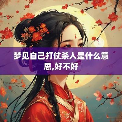 梦见自己打仗杀人是什么意思,好不好