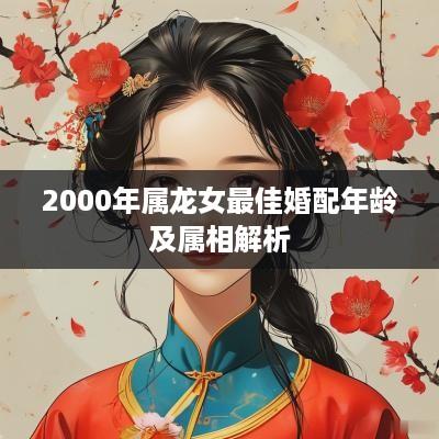 2000年属龙女最佳婚配年龄及属相解析