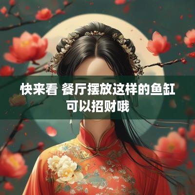 快来看 餐厅摆放这样的鱼缸可以招财哦