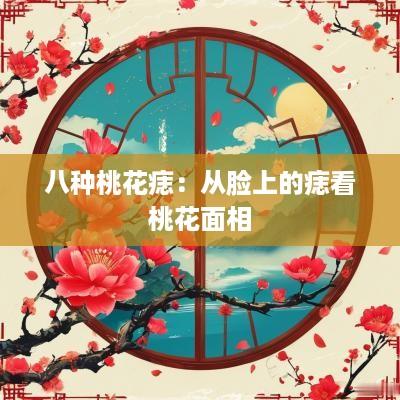 八种桃花痣：从脸上的痣看桃花面相