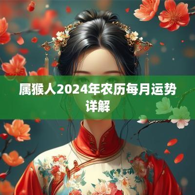 属猴人2025年农历每月运势详解