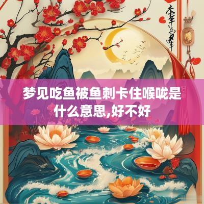 梦见吃鱼被鱼刺卡住喉咙是什么意思,好不好