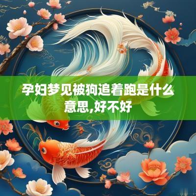 孕妇梦见被狗追着跑是什么意思,好不好