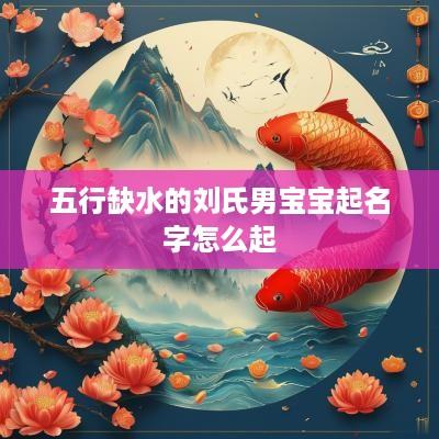 五行缺水的刘氏男宝宝起名字怎么起