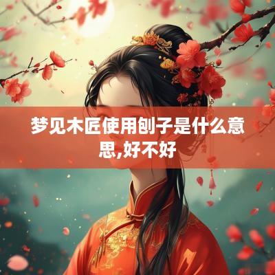 梦见木匠使用刨子是什么意思,好不好