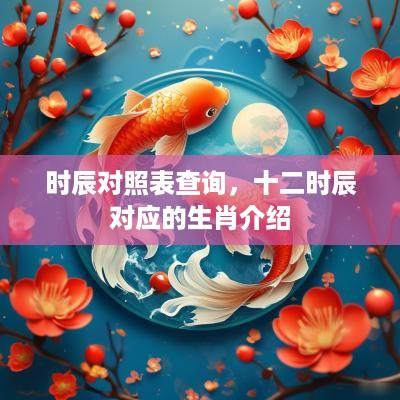 时辰对照表查询，十二时辰对应的生肖介绍