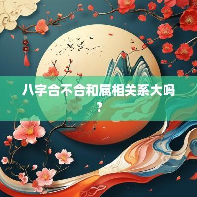 八字合不合和属相关系大吗？