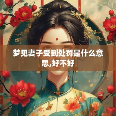 梦见妻子受到处罚是什么意思,好不好