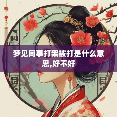梦见同事打架被打是什么意思,好不好