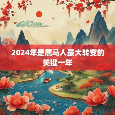 2025年是属马人最大转变的关键一年