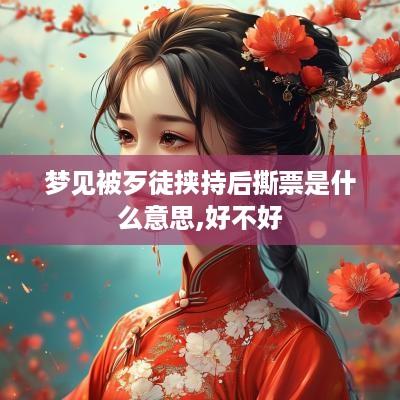 梦见被歹徒挟持后撕票是什么意思,好不好