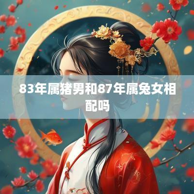 83年属猪男和87年属兔女相配吗