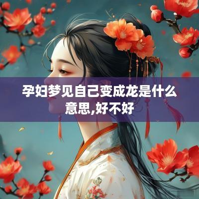 孕妇梦见自己变成龙是什么意思,好不好
