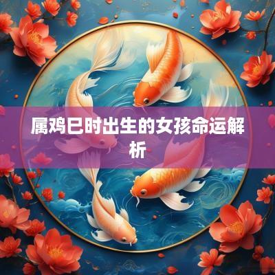 属鸡巳时出生的女孩命运解析