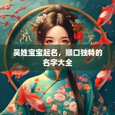 吴姓宝宝起名，顺口独特的名字大全