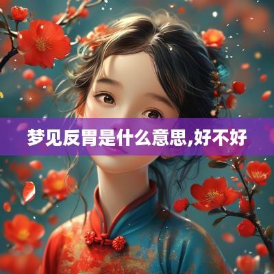 梦见反胃是什么意思,好不好