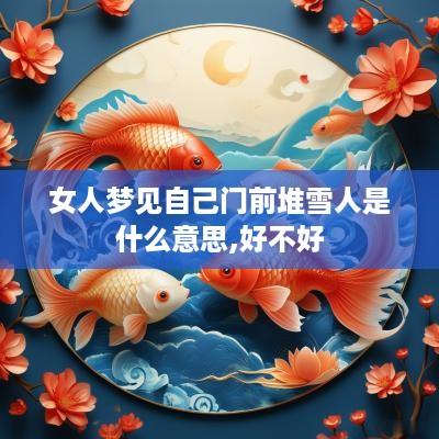 女人梦见自己门前堆雪人是什么意思,好不好