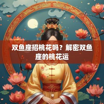 双鱼座招桃花吗？解密双鱼座的桃花运