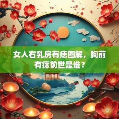 女人右乳房有痣图解，胸前有痣前世是谁？