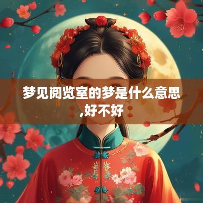 梦见阅览室的梦是什么意思,好不好