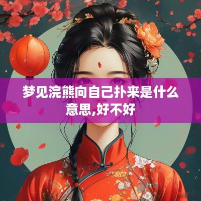 梦见浣熊向自己扑来是什么意思,好不好