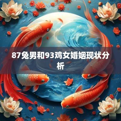 87兔男和93鸡女婚姻现状分析