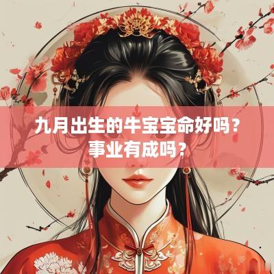 九月出生的牛宝宝命好吗？事业有成吗？