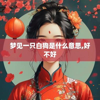梦见一只白狗是什么意思,好不好