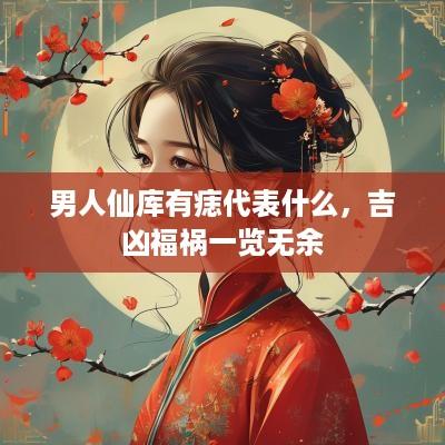 男人仙库有痣代表什么，吉凶福祸一览无余