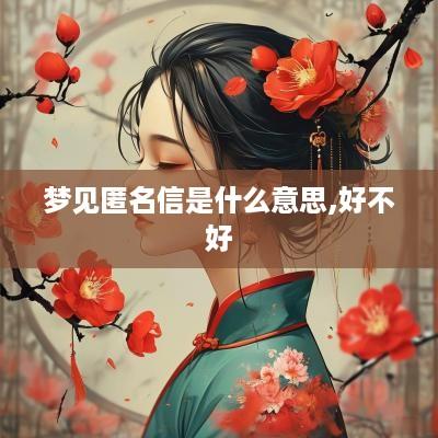 梦见匿名信是什么意思,好不好