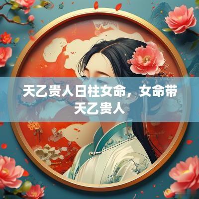 天乙贵人日柱女命，女命带天乙贵人