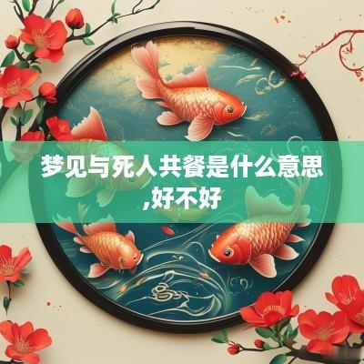 梦见与死人共餐是什么意思,好不好
