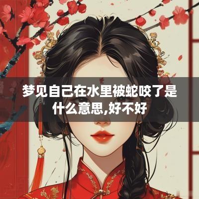 梦见自己在水里被蛇咬了是什么意思,好不好