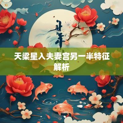 天梁星入夫妻宫另一半特征解析