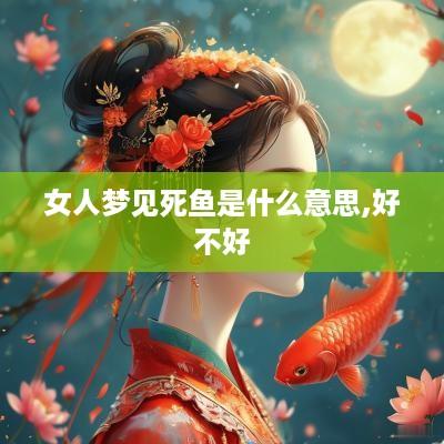 女人梦见死鱼是什么意思,好不好