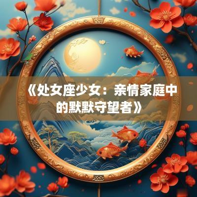 《处女座少女：亲情家庭中的默默守望者》